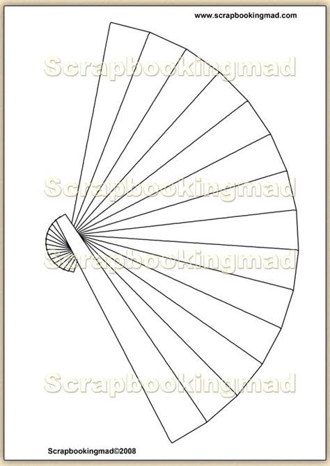 Fan Template Printable