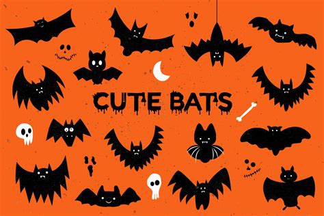 Halloween Cute Bats - Design Cuts