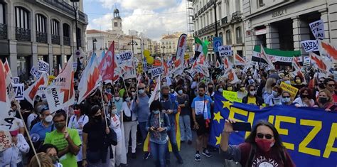 Manifestación del 25 S por la estabilidad del personal temporal e