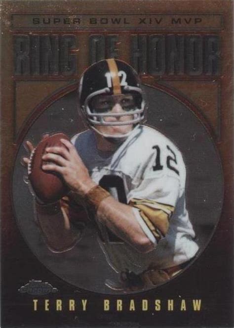 Topps Chrome Terry Bradshaw Tb For Sale Ebay