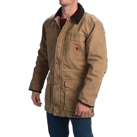 Carhartt Canyon Sandstone Duck Coat For Men