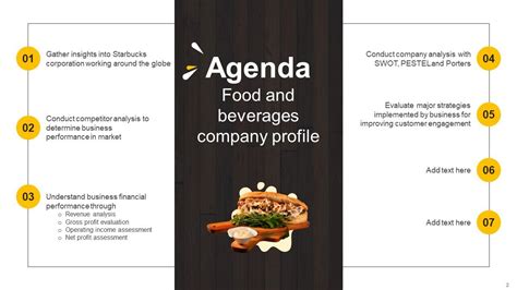 Food And Beverages Company Profile Powerpoint Presentation Slides Cp Cd V Ppt Powerpoint