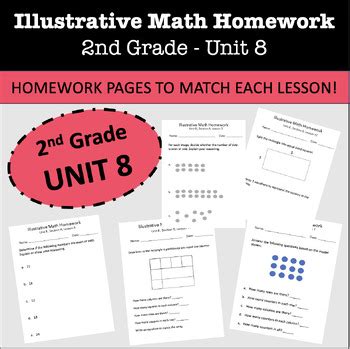 Illustrative Math Homework 2nd Grade Unit 8 By Learning With Lindseyy