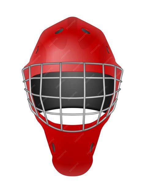 Premium Vector | Hockey goalie mask