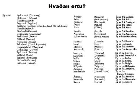 Icelandic Language Translation To English
