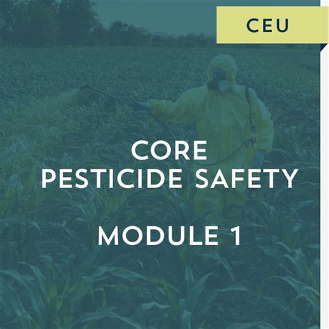 Core Pesticide Safety Module 1 USU Extension Online Courses