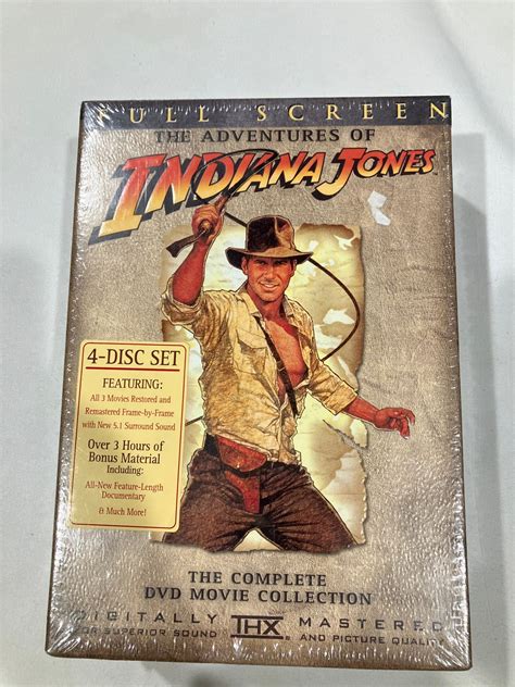 The Adventures Of Indiana Jones The Complete Movie Collection On Dvd