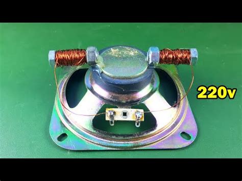 New Technology Free Energy Using Speaker Magnet Youtube