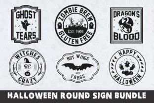 Halloween Sign Bundle Graphic By Munjixpro Creative Fabrica