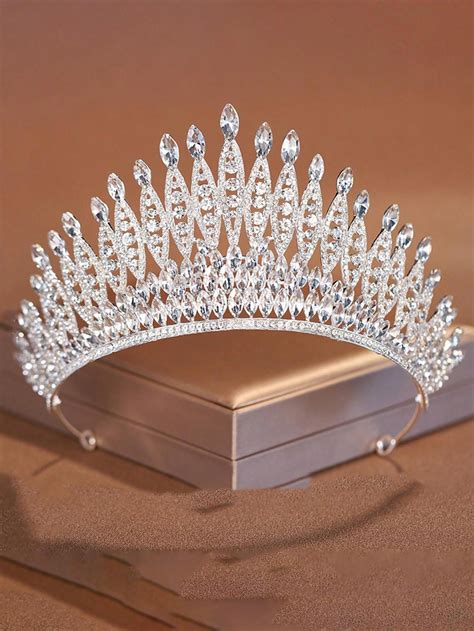 1 Pieza Corona De Reina Barroca Para Mujer Tiaras Y Coronas De