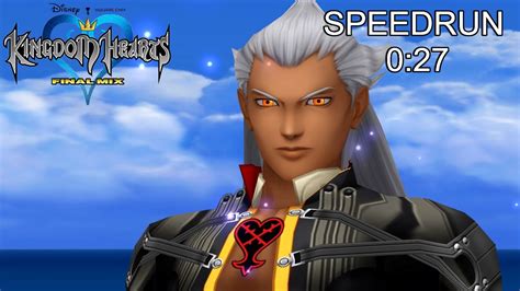 Ps Kingdom Hearts Final Mix Proud Mode Ansem Speedrun Youtube