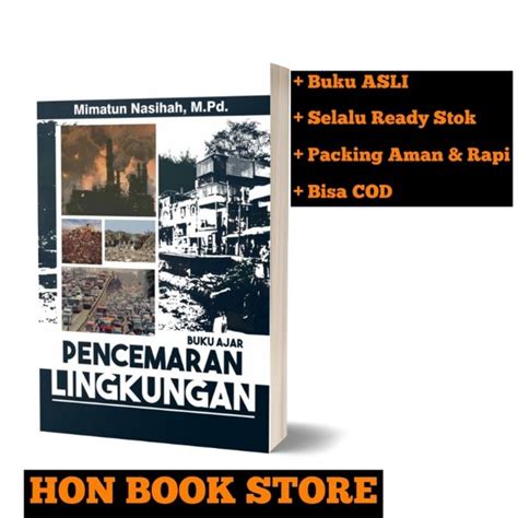 Jual Buku Ajar Pencemaran Lingkungan Mimatun Nasihah Pendidikan