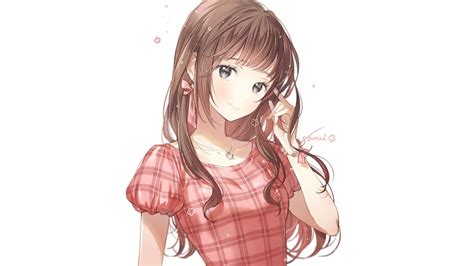 Brunette Anime Wallpapers WallpaperSafari