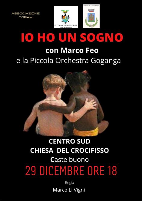 Teatro A Castelbuono In Scena Io Ho Un Sogno