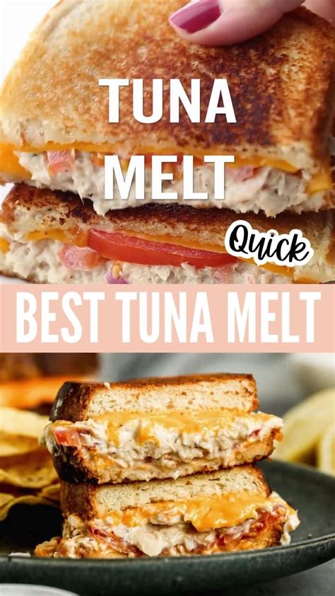 Classic Tuna Melt Recipe Dinner Sandwiches Best Sandwich Recipes Melt Recipe