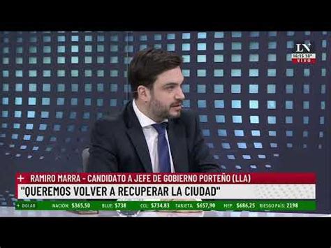 Ramiro Marra Cuanto Menos Estado Mejor Mano A Mano Con Paulino