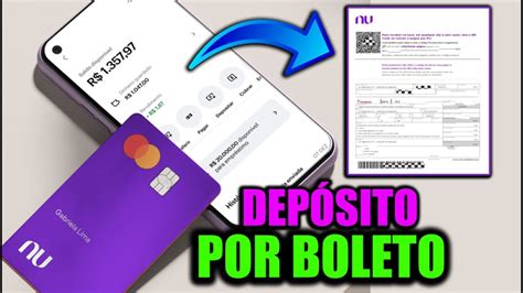 Como Gerar Boleto De Dep Sito No Nubank Passo A Passo Youtube