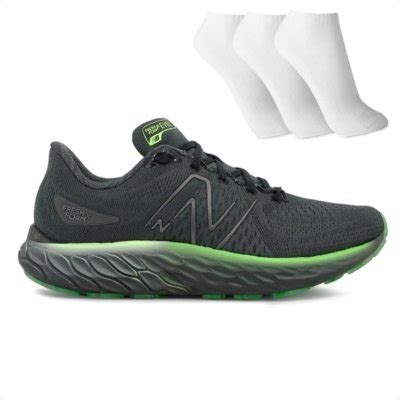 T Nis New Balance Evoz V Masculino Pares De Meias Preto Compre