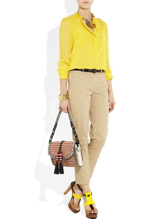 Laura Elaphe Trimmed Woven Cord Shoulder Bag By Jimmy Choo Killer