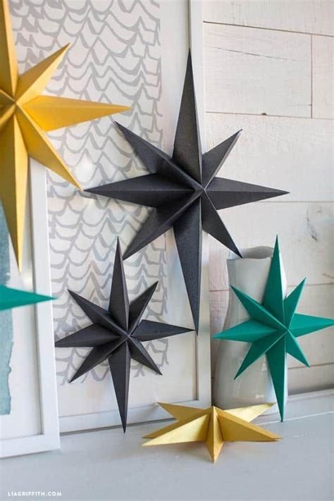 30 Diy Paper Star Decorations Ideas Tutorials Artofit