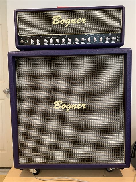 Bogner 4x12 Straight 2014 Cab W 2x Celestion V30 2x Reverb