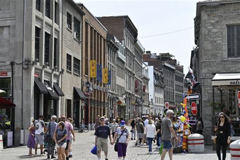 Old Montreal Is A Historic Neighbourhood Within The Municipality Of Montreal Editorial Image