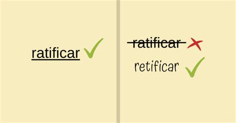 O Que Significa Respectivamente As Palavras Ratificar E Retificar