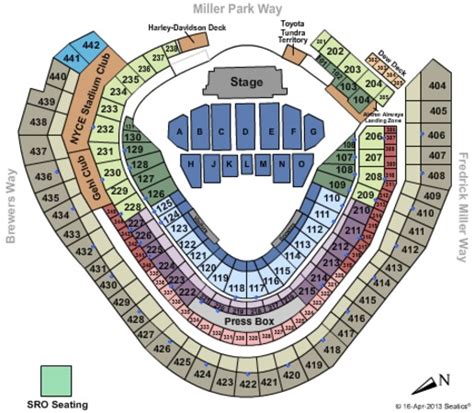 Miller Park Tickets in Milwaukee Wisconsin, Miller Park Seating Charts ...