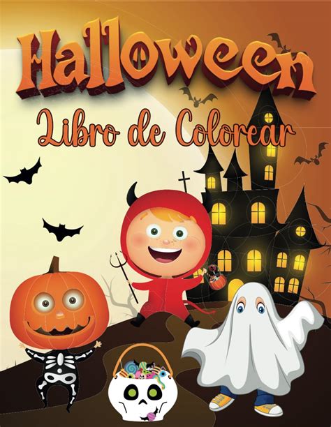 Halloween Libro De Colorear Bonitos Dibujos De Halloween Para