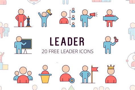 Leader Vector Free Icon Set Graphicsurf