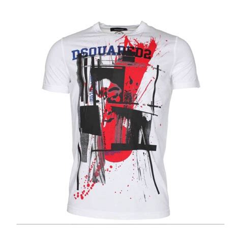 Dsquared Tshirt Camisetas Hombres Marca De Lujo