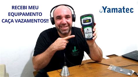 Yamatec JL Serviços recebendo seu Geofone TEC 0406 e já realizando um