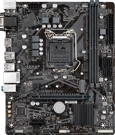 Материнская плата Gigabyte H410M H V3 (s1200, Intel H510, PCI-Ex16 ...