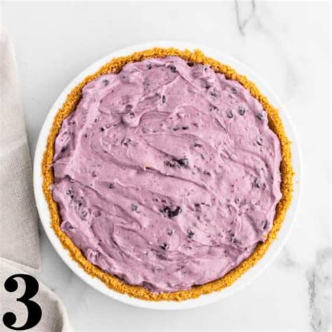 Blueberry Cream Cheese Pie No Bake Recipe Belle Of The Kitchen