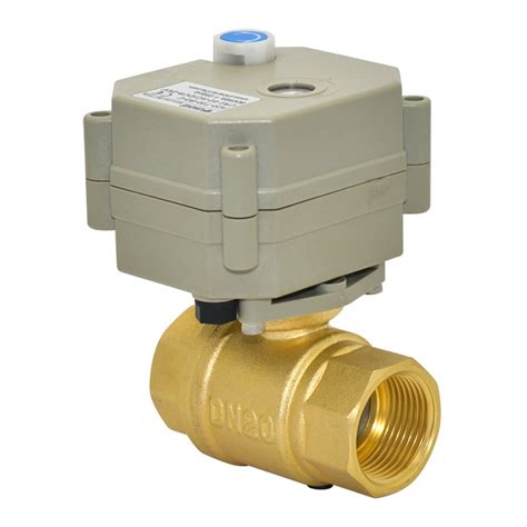 Dn Motorized Ball Valve Dc V Way Brass Electric Ball Valve