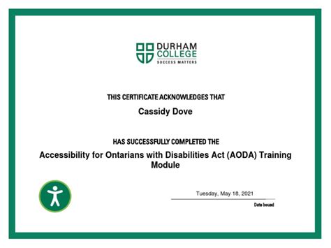 Aoda Certificate Pdf