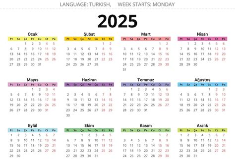 Premium Vector | 2025 year turkish calendar Printable vector