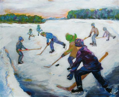 Scrimmage On The River Painting By Naomi Gerrard Fine Art America