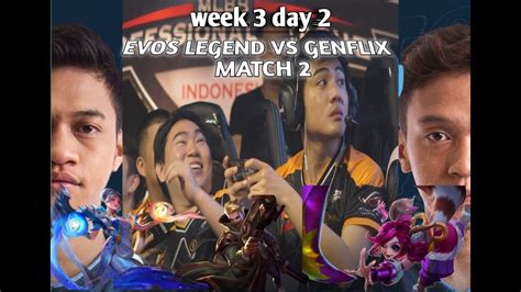 Mpl S Match Evos Legends Vs Genflix Aerowolf Youtube