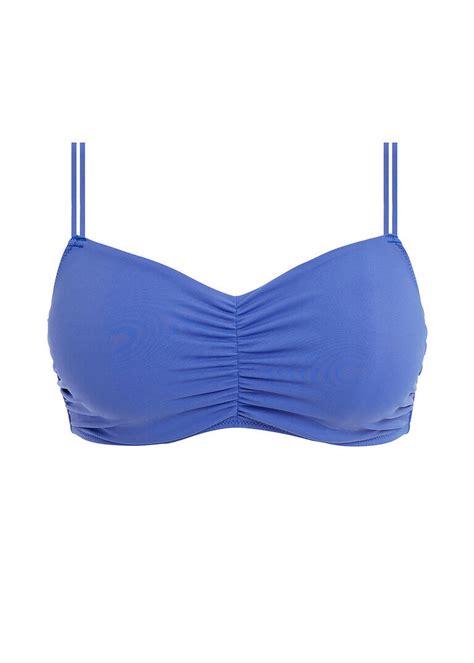 Biustonosz kąpielowy Freya JEWEL COVE AS PLE Uw Bralette Bikini Top Plain Azure Plain Azure