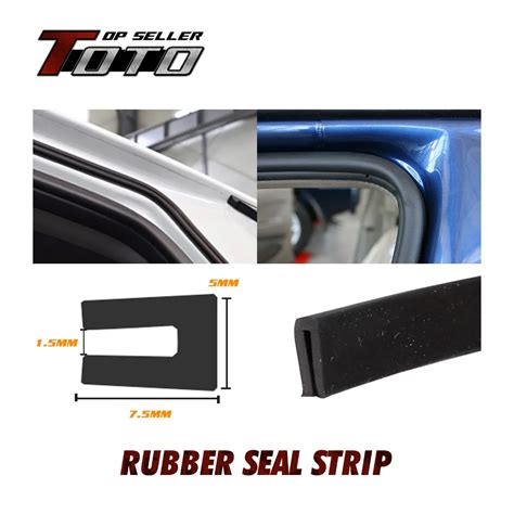 Cm Mmx Mm U Channel Black Rubber Edge Seal Trim Noise