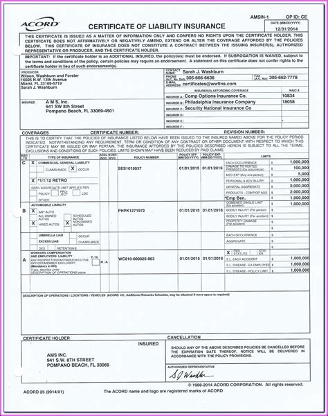 Fillable Acord 25 Form 2016 Form Resume Examples L6yngwyv3z