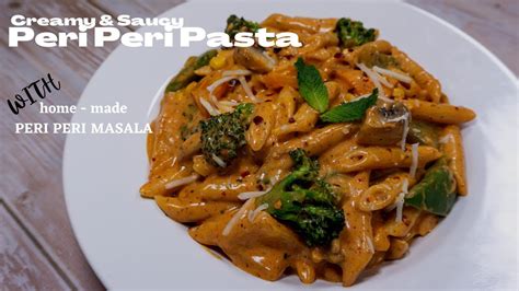 😋pasta In Creamy Peri Peri Sauce Recipe Peri Peri Seasoning Mix Peri Peri Pasta Veg Pasta