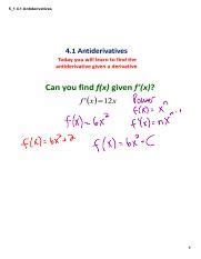 Mastering Antiderivatives A Comprehensive Guide For Calculus Course Hero