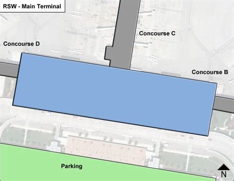 Southwest Florida Airport Map Rsw Terminal Guide