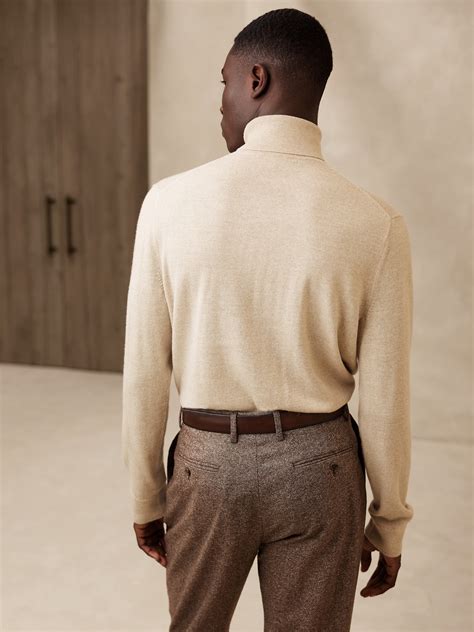 Franco Italian Merino Turtleneck Sweater Banana Republic