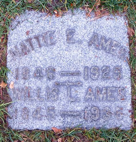 Martha E Mattie Weisenbaugh Ames 1846 1925 Find A Grave Memorial