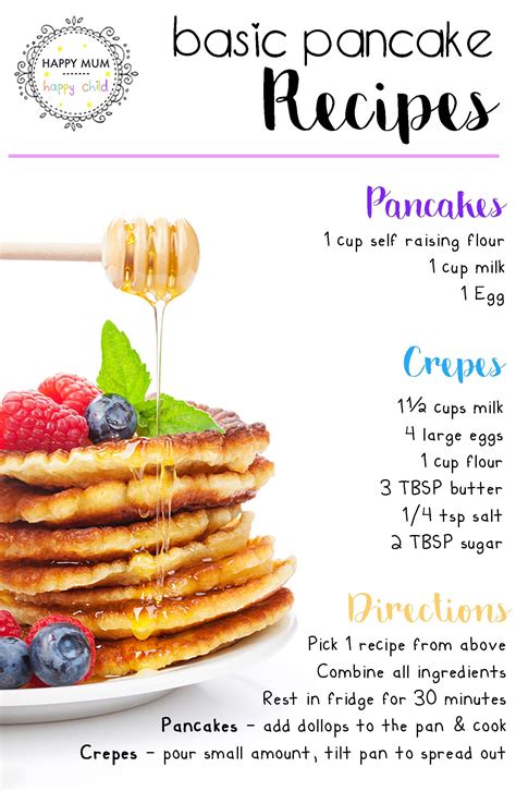 Easy Pancake Recipe Simple Pancake Recipe