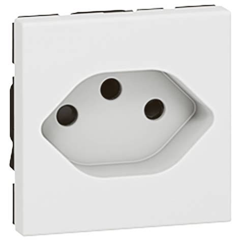 Prise Standard Suisse 2pt Type13 Legrand Mosaic Leroy Merlin