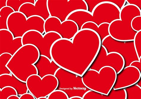 Vector Hearts Seamless Pattern 137984 Vector Art At Vecteezy